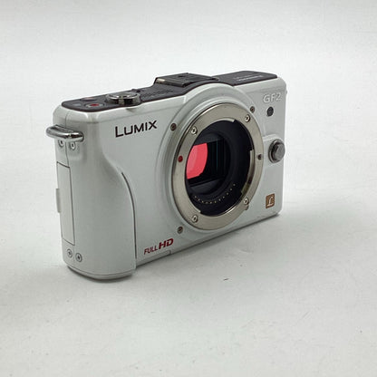 【最速発送】Panasonic デジタル一眼 LUMIX DMC-GF2 ボディ ホワイト【難有】