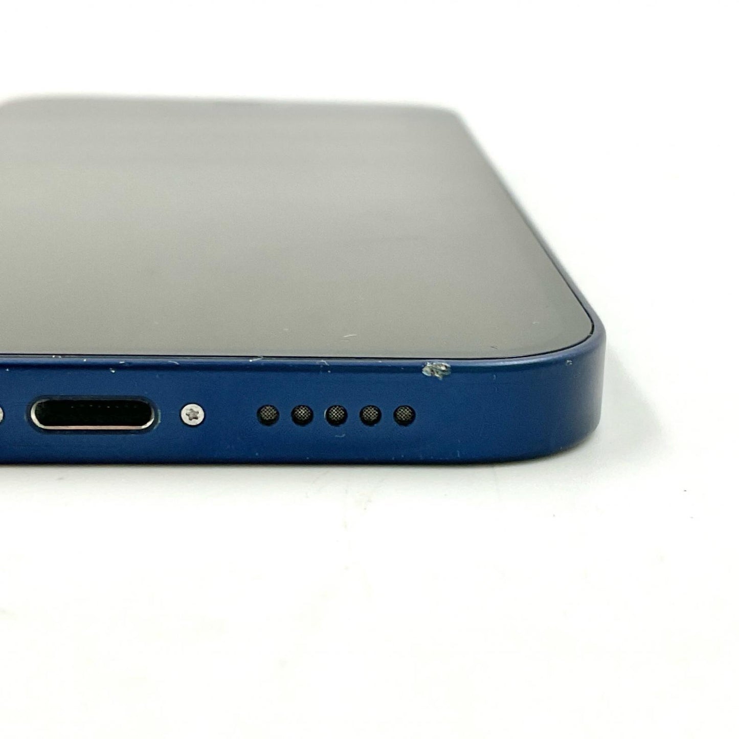 【全額返金保証】【最速発送】Apple iPhone iPhone 12 128GB ブルー Softbank SIMフリー 白ロム 動作確認済 77%