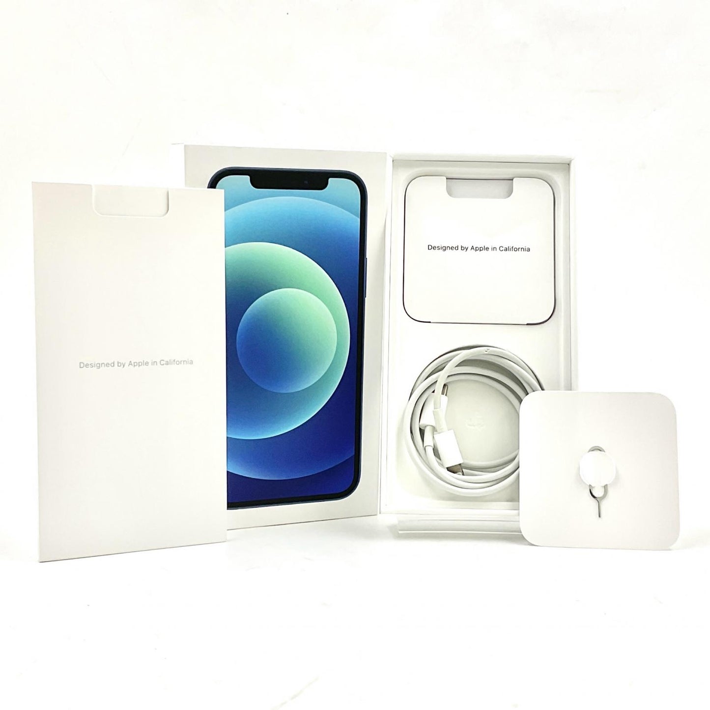【全額返金保証】【最速発送】Apple iPhone iPhone 12 128GB ブルー Softbank SIMフリー 白ロム 動作確認済 77%