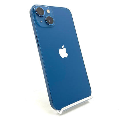 【全額返金保証】【最速発送】Apple iPhone iPhone 13 128GB ブルー au 白ロム 動作確認済 81%