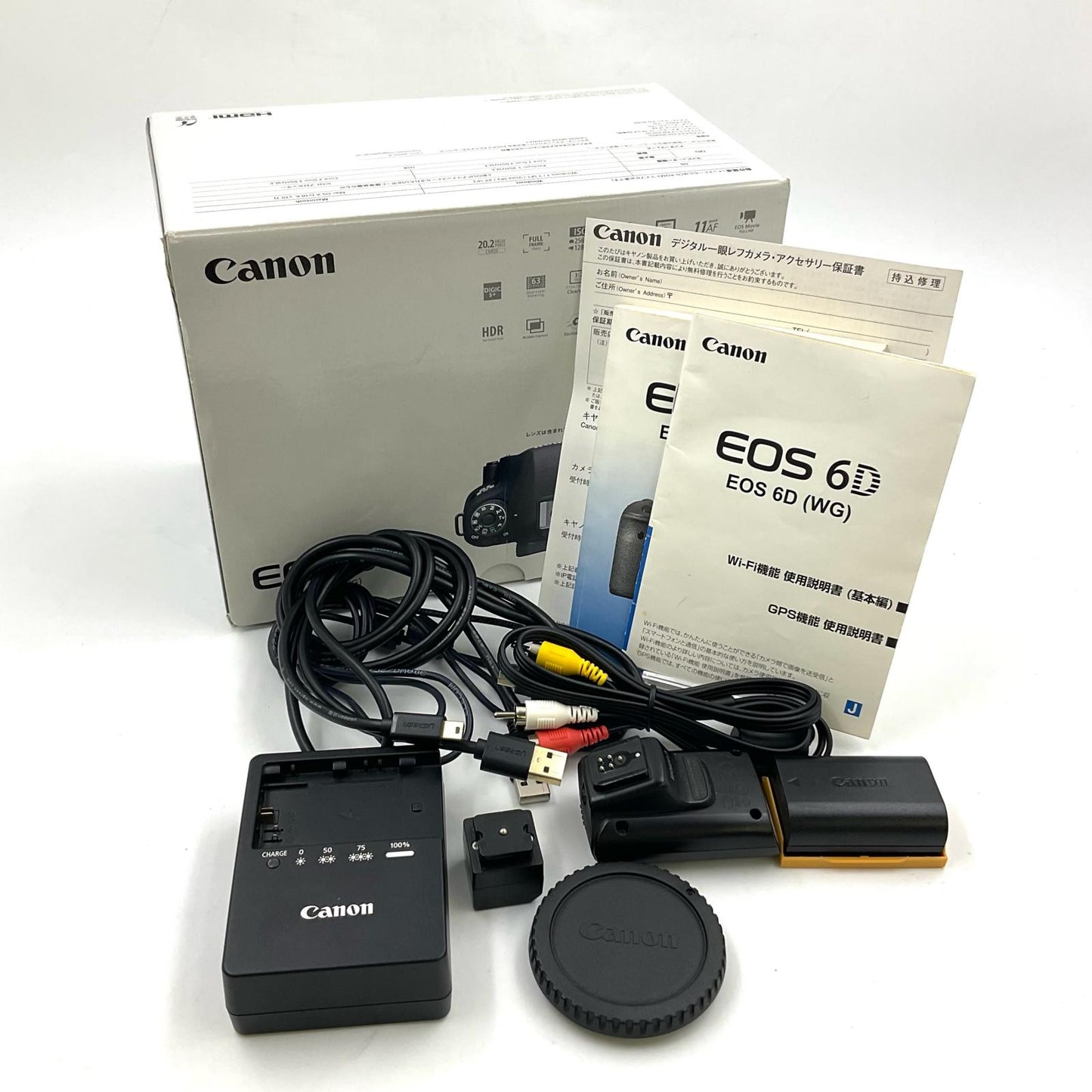 【全額返金保証】【最速発送】Canon デジタル一眼 EOS 6D ボディ ブラック 美品 動作確認済