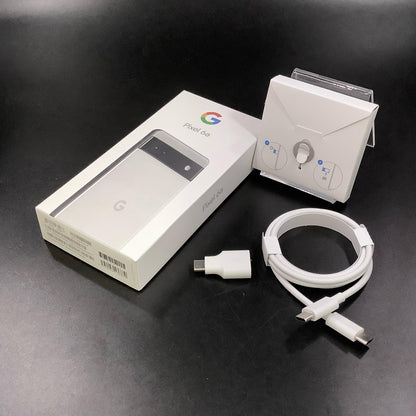【全額返金保証】【最速発送】Google Pixel Pixel　6a 128GB Chalk Softbank SIMフリー GB17L 白ロム 超美品 動作確認済