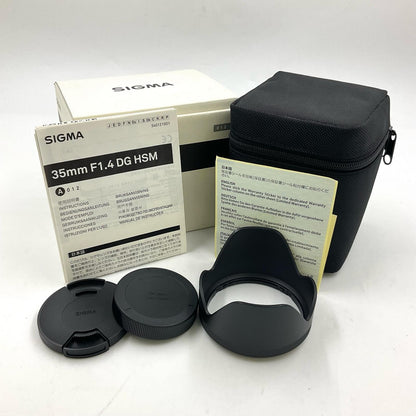 【全額返金保証】【最速発送】SIGMA 35mm F1.4 DG HSM [キヤノン用] 動作確認済