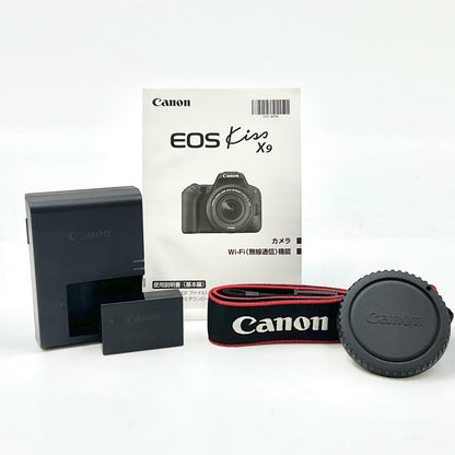 【全額返金保証】【最速発送】Canon デジタル一眼 EOS Kiss X9 ボディ ブラック 美品 動作確認済