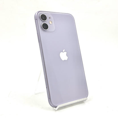 【全額返金保証】【最速発送】Apple iPhone iPhone 11 64GB パープル Softbank 白ロム 動作確認済 100%