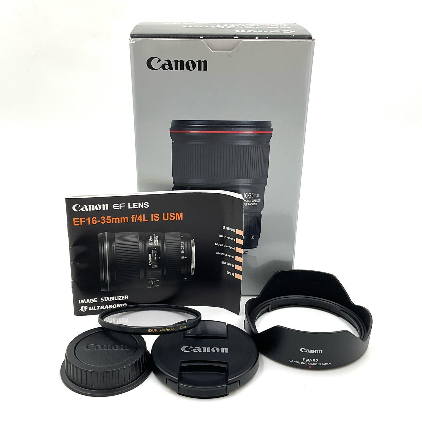 【全額返金保証】【最速発送】Canon EF16-35mm F4L IS USM 美品 動作確認済