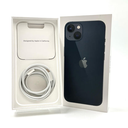 【全額返金保証】【最速発送】Apple iPhone iPhone 13 256GB ミッドナイト docomo 白ロム 超美品 動作確認済 100%