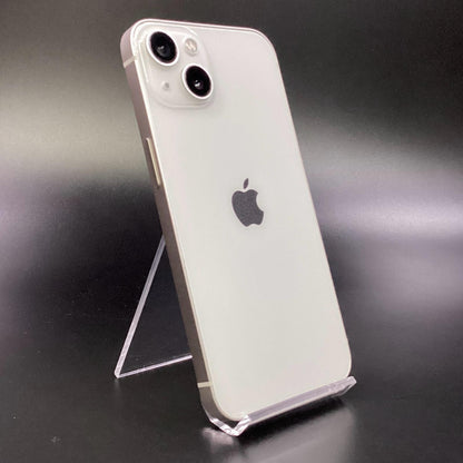 【全額返金保証】【最速発送】Apple iPhone iPhone 13 128GB スターライト au 動作確認済 84%