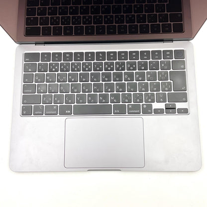 【全額返金保証】【最速発送】Apple MacBook Air 13.6インチ 2022 Apple M2 16GB SSD 512GB スペースグレイ 96.1% 動作確認済