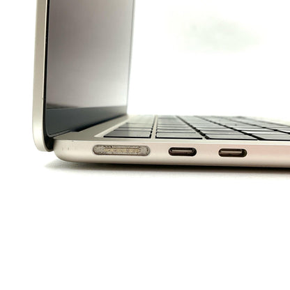 【全額返金保証】【最速発送】Apple MacBook Air 13.6インチ 2022 Apple M2 8GB SSD 256GB スターライト 82% 動作確認済