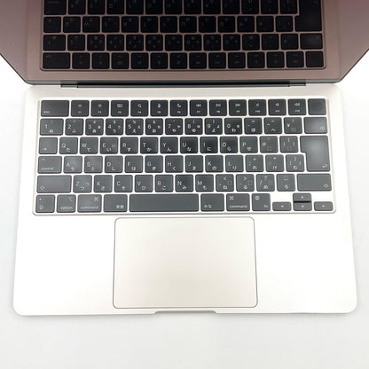 【全額返金保証】【最速発送】Apple MacBook Air 13.6インチ 2022 Apple M2 8GB SSD 256GB スターライト 82% 動作確認済
