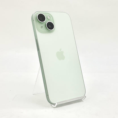 【全額返金保証】【最速発送】Apple iPhone iPhone 15 128GB グリーン SIMフリー 美品 動作確認済 91%