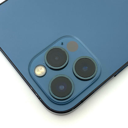 【全額返金保証】【最速発送】Apple iPhone iPhone 12 Pro 256GB パシフィックブルー Softbank 白ロム 動作確認済 80%
