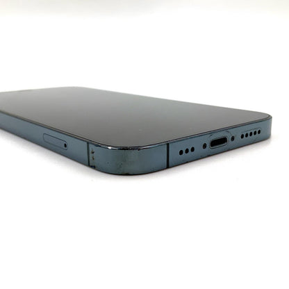 【全額返金保証】【最速発送】Apple iPhone iPhone 12 Pro 256GB パシフィックブルー Softbank 白ロム 動作確認済 80%