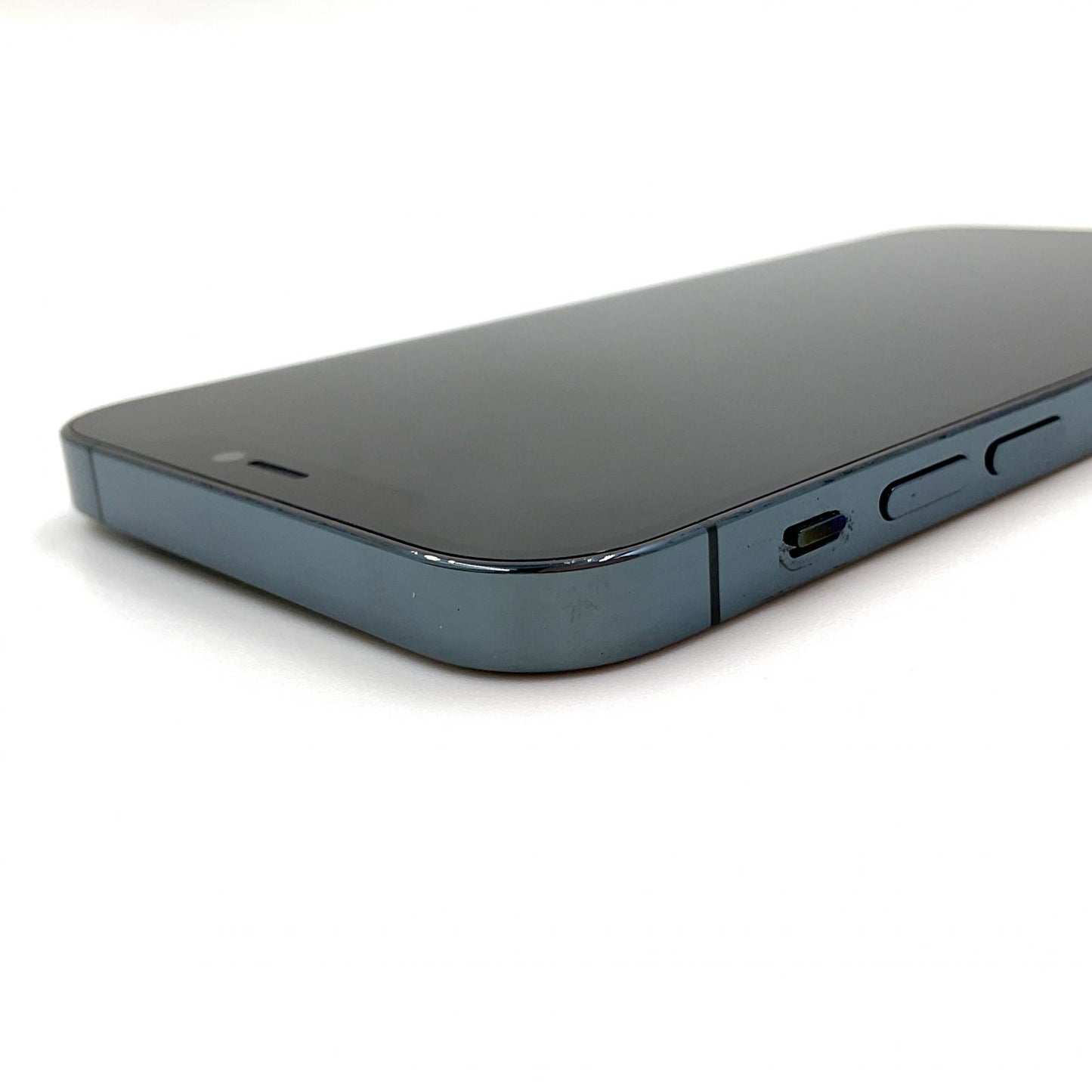 【全額返金保証】【最速発送】Apple iPhone iPhone 12 Pro 256GB パシフィックブルー Softbank 白ロム 動作確認済 80%