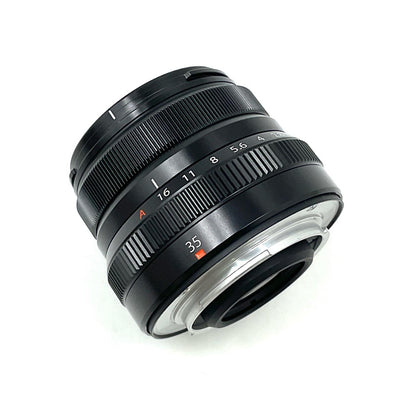 【全額返金保証】【最速発送】FUJIFILM フジノンレンズ XF35mmF2 R WR [ブラック] 美品 動作確認済