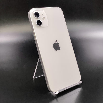 【全額返金保証】【最速発送】Apple iPhone iPhone 12 64GB ホワイト au SIMフリー 白ロム 美品 動作確認済 87%