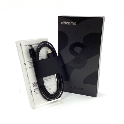 【全額返金保証】【最速発送】SAMSUNG Galaxy S22 256GB Phantom Black docomo SC-51C 白ロム 動作確認済