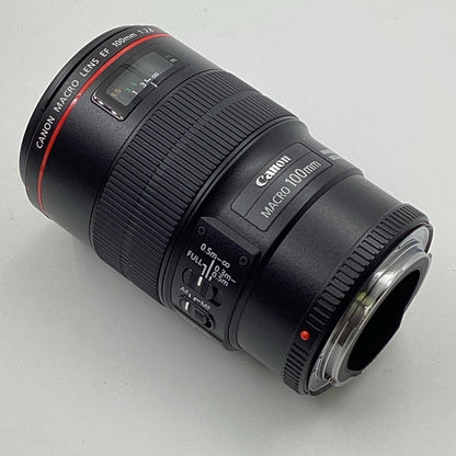 【全額返金保証】【最速発送】Canon EF100mm F2.8L マクロ IS USM 超美品 動作確認済