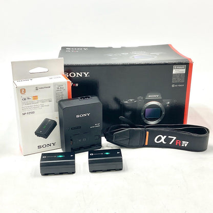 【全額返金保証】【最速発送】Sony デジタル一眼 α7R IV ILCE-7RM4 ボディ ブラック 超美品 動作確認済