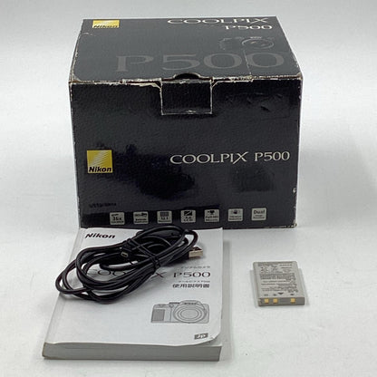 【全額返金保証】【最速発送】Nikon コンパクトデジタルカメラ COOLPIX P500 動作確認済