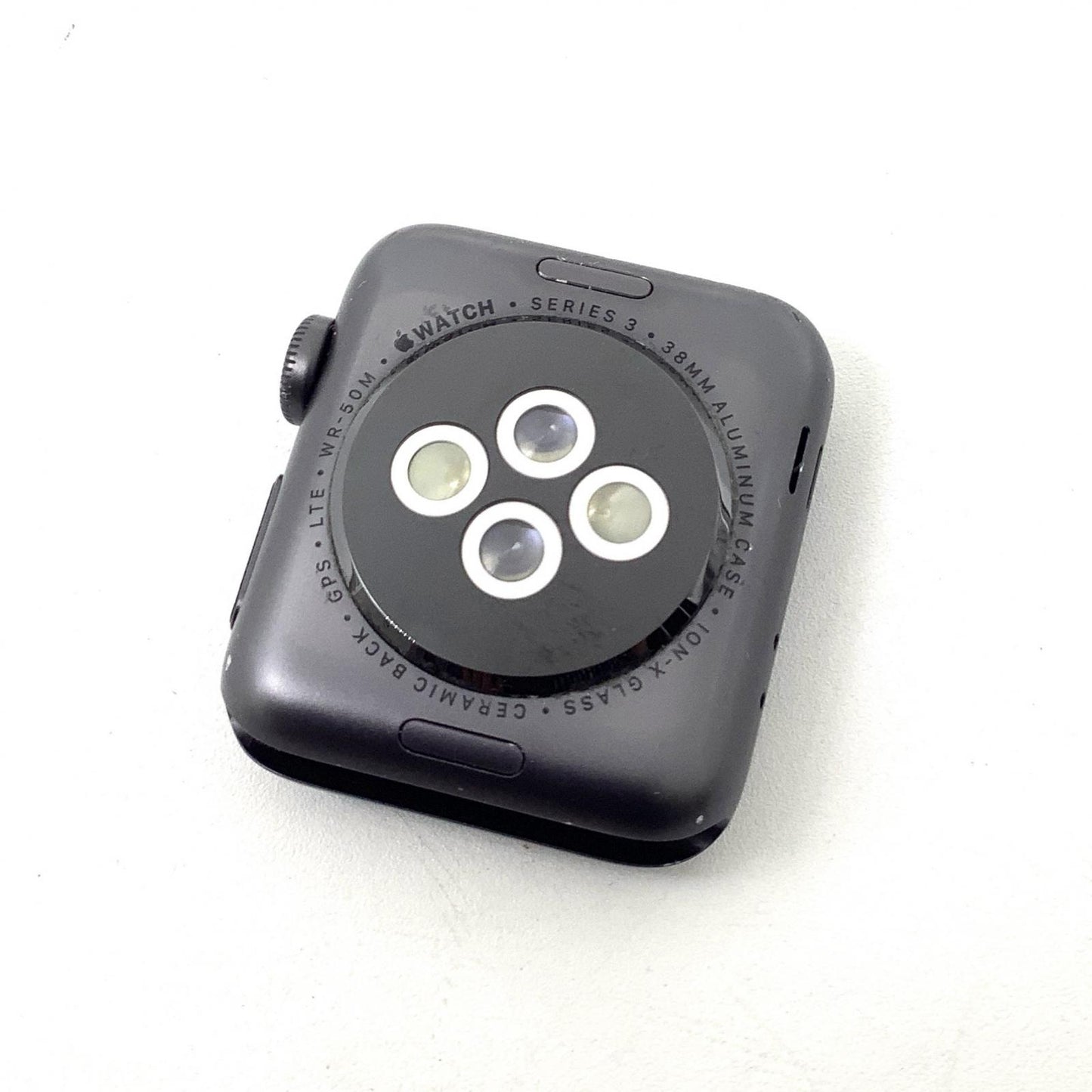 【全額返金保証】【最速発送】Apple Watch Series 3 アルミニウム 38mm GPS+Cellular 白ロム 79% 動作確認済