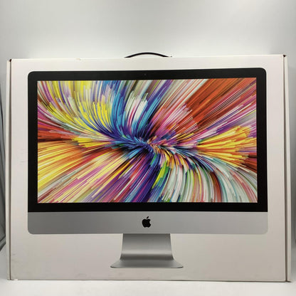 【全額返金保証】【最速発送】Apple iMac 27インチ 6コア intel core i5 72GB SSD 512GB シルバー 動作確認済