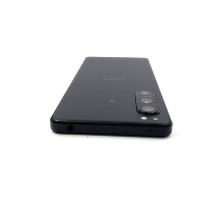 【全額返金保証】【最速発送】Sony Xperia 5 IV 128GB Black Softbank SIMフリー A204SO 白ロム 動作確認済