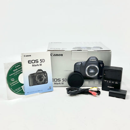 【全額返金保証】【最速発送】Canon デジタル一眼 EOS 5D Mark III ボディ ブラック 動作確認済