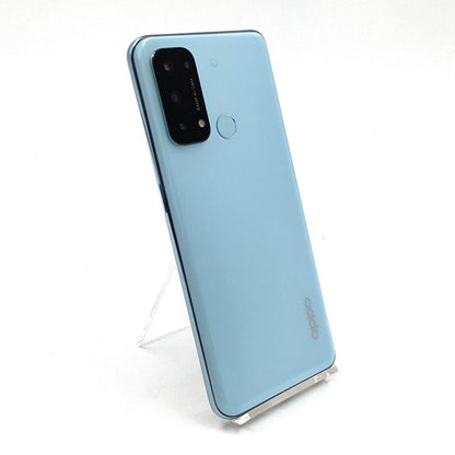 【全額返金保証】【最速発送】OPPO Reno 5A 5G 128GB アイスブルー 楽天モバイル CPH2199 白ロム 動作確認済