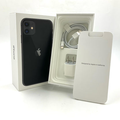 【全額返金保証】【最速発送】Apple iPhone iPhone 11 128GB ブラック SIMフリー 動作確認済 85%