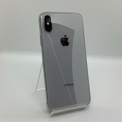【全額返金保証】【最速発送】Apple iPhone iPhone X 64GB シルバー au 動作確認済