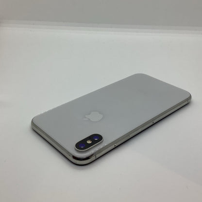 【全額返金保証】【最速発送】Apple iPhone iPhone X 64GB シルバー au 動作確認済