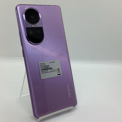 【全額返金保証】【最速発送】OPPO Reno 10 Pro 5G 256GB パープル Softbank A302OP 白ロム 動作確認済