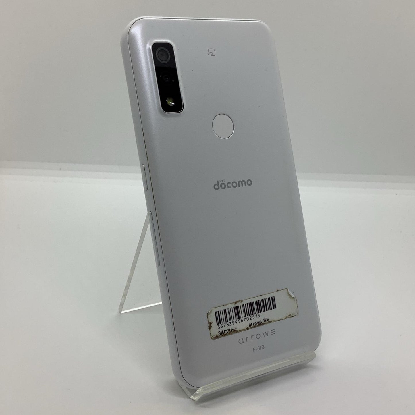 【全額返金保証】【最速発送】富士通 arrows WE 64GB White docomo F-51B 白ロム 美品 動作確認済