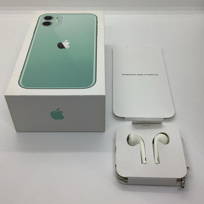 【最速発送】Apple iPhone iPhone 11 128GB グリーン au 白ロム【難有】 80%
