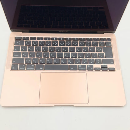 【全額返金保証】【最速発送】Apple MacBook Air 13.3インチ 2020 Apple M1 8GB SSD 256GB ゴールド 92% 動作確認済