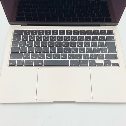 【全額返金保証】【最速発送】Apple MacBook Air 13.6インチ 2024 Apple M3 8GB SSD 256GB スターライト 100% 動作確認済