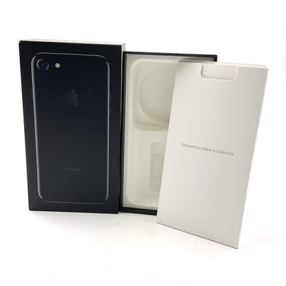 【全額返金保証】【最速発送】Apple iPhone iPhone 7 128GB ジェットブラック Softbank 白ロム 動作確認済 77%