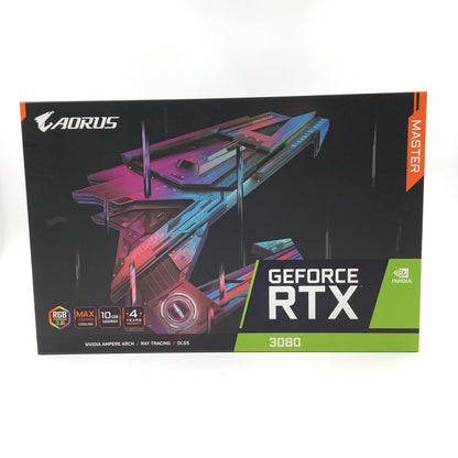【全額返金保証】【最速発送】GIGABYTE グラフィックボード AORUS GeForce RTX 3080 MASTER 10G GV-N3080AORUS M-10GD 動作確認済
