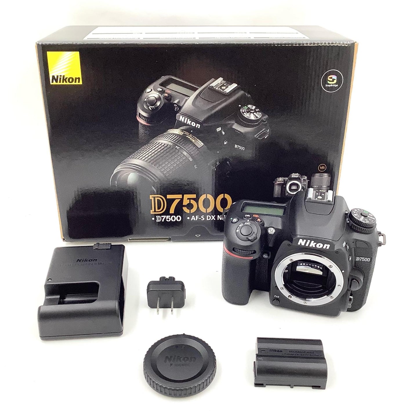 【全額返金保証】【最速発送】Nikon デジタル一眼 D7500 ボディ ブラック 美品 動作確認済