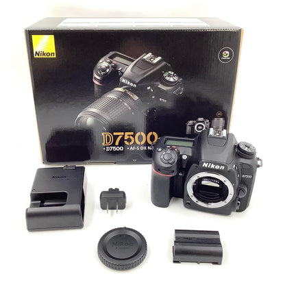 【全額返金保証】【最速発送】Nikon デジタル一眼 D7500 ボディ ブラック 美品 動作確認済