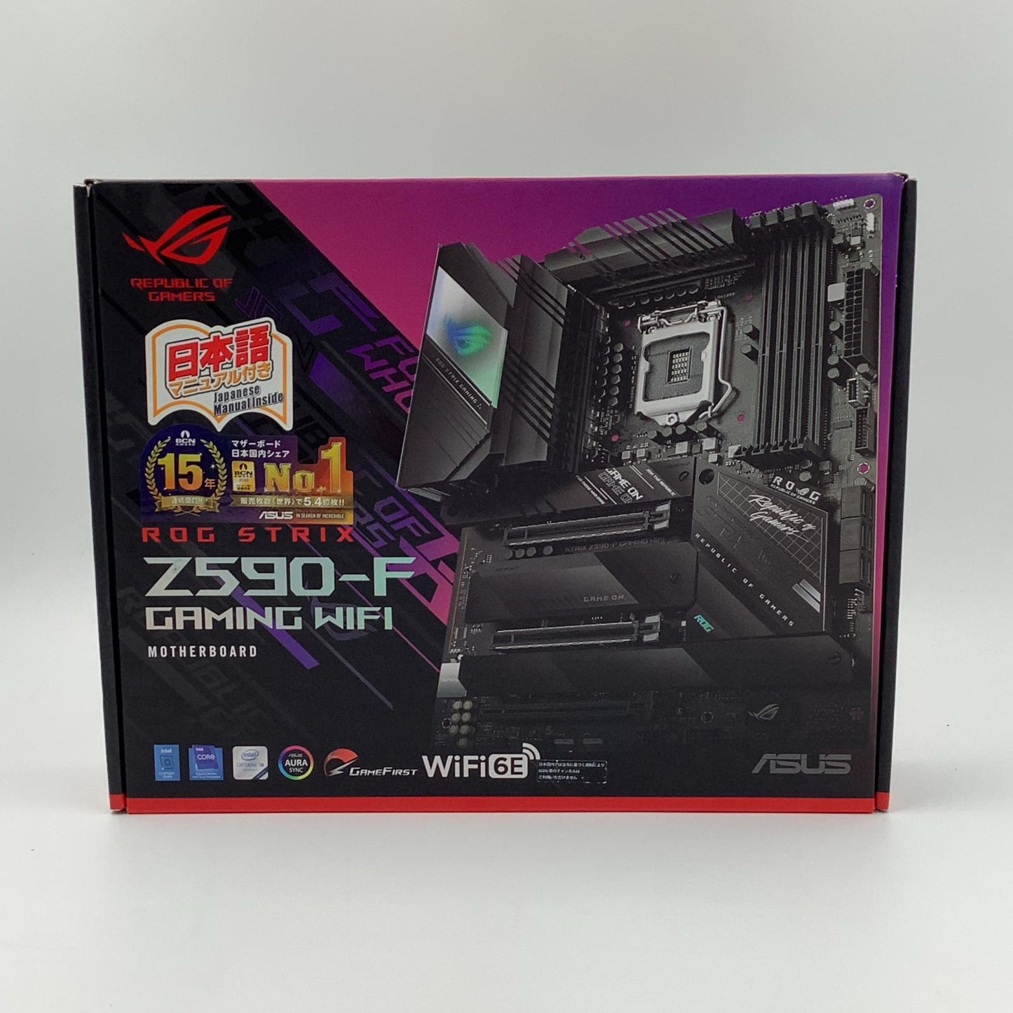 【全額返金保証】【最速発送】ASUS マザーボード ROG STRIX Z590-F GAMING WIFI  動作確認済