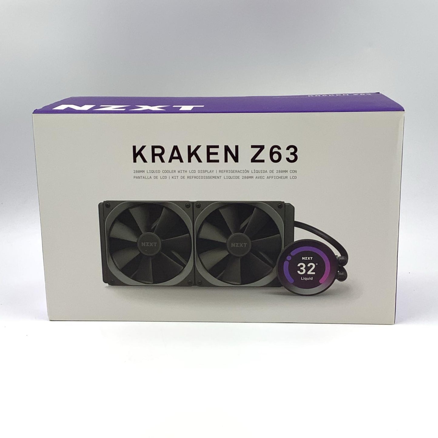 【全額返金保証】【最速発送】NZXT CPUクーラー 水冷CPUクーラー KRAKEN Z63 RL-KRZ63-01 動作確認済