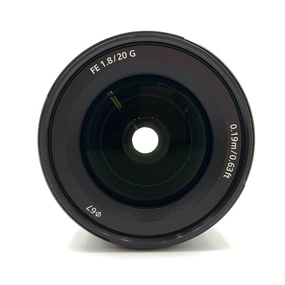【全額返金保証】【最速発送】Sony FE 20mm F1.8 G SEL20F18G 超美品 動作確認済