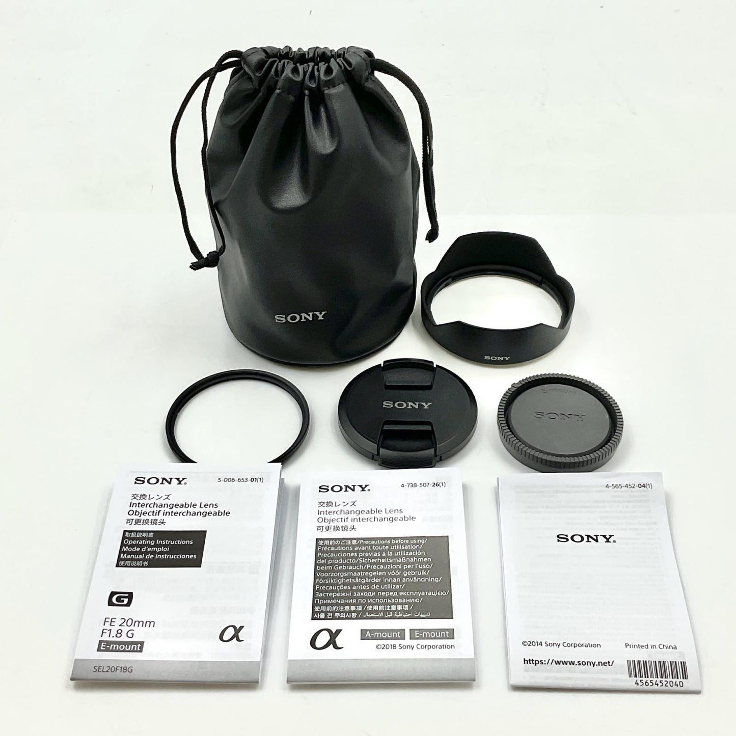 【全額返金保証】【最速発送】Sony FE 20mm F1.8 G SEL20F18G 超美品 動作確認済