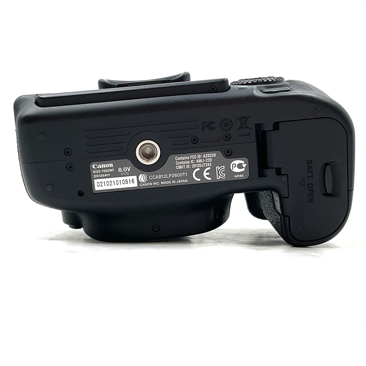 【全額返金保証】【最速発送】Canon デジタル一眼 EOS 70D ボディ ブラック 美品 動作確認済