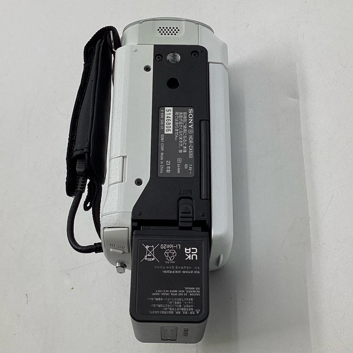 【全額返金保証】【最速発送】Sony HDR-CX680　ホワイト 美品 動作確認済