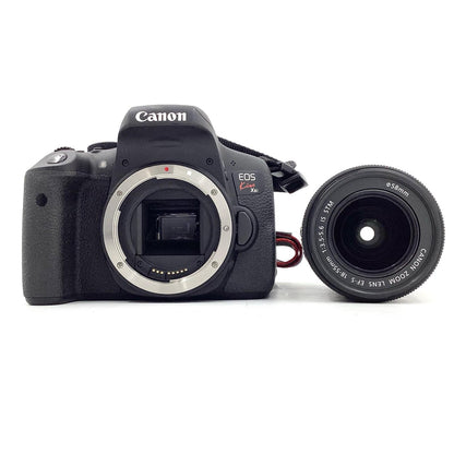 【全額返金保証】【最速発送】Canon デジタル一眼 EOS Kiss X8i EF-S18-55 IS STM レンズキット ブラック 美品 動作確認済
