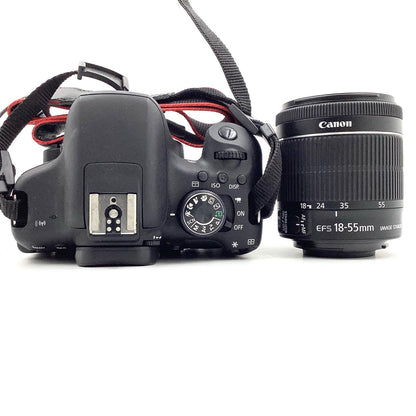 【全額返金保証】【最速発送】Canon デジタル一眼 EOS Kiss X8i EF-S18-55 IS STM レンズキット ブラック 美品 動作確認済